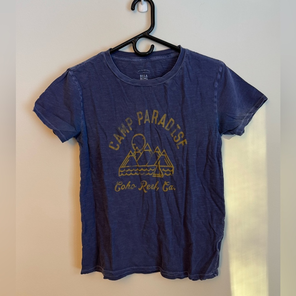 Billabong Blue Camp Paradise Tee